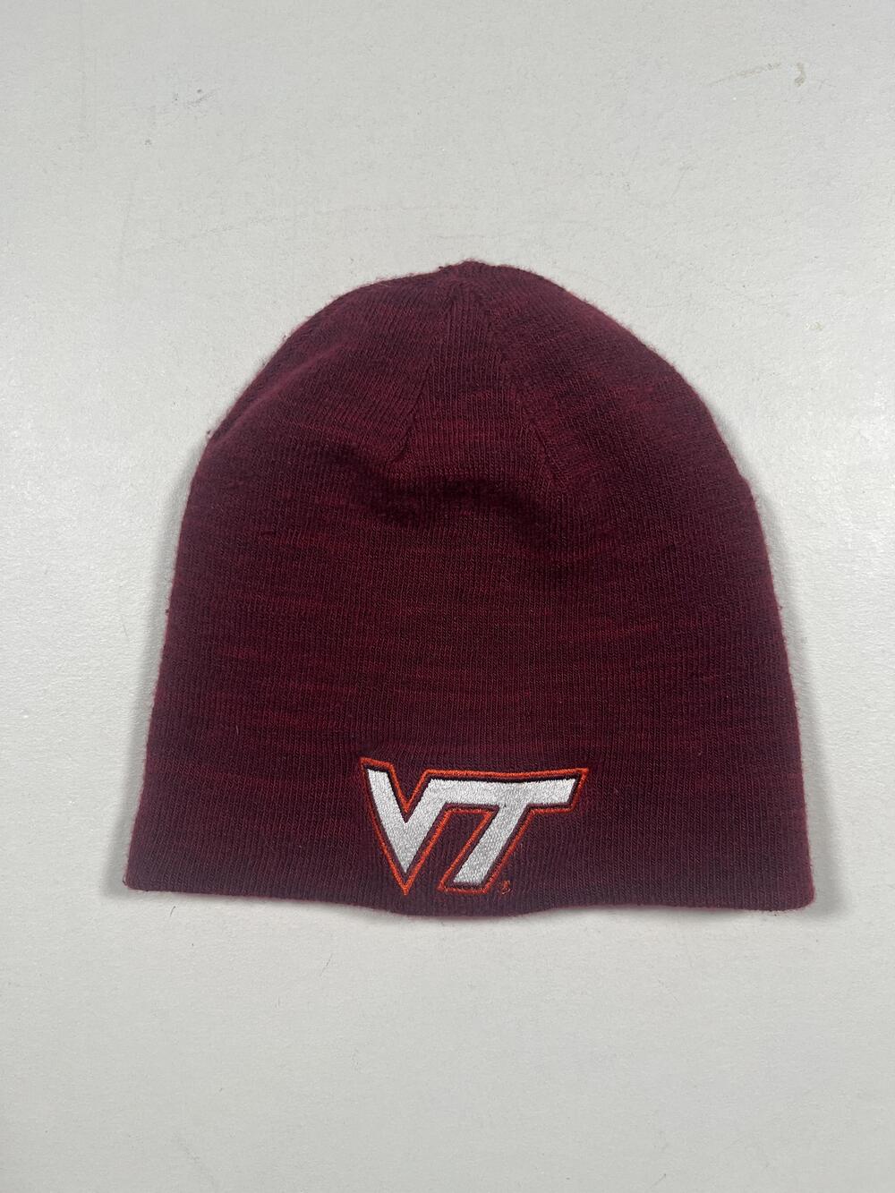 Virginia Tech Hokies Hat Cap Mens One Size NCAA Football Nike Beanie Reversible